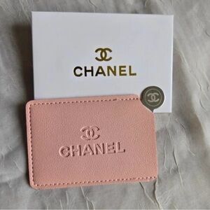 Novelty GWP Mirror/Card Holder - blush pink CC